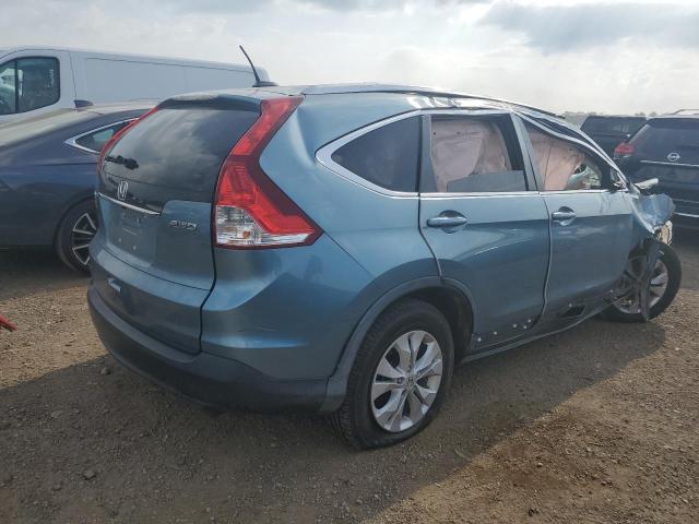 2HKRM4H76EH611021 - 2014 HONDA CR-V EXL ლურჯი ფოტო 3