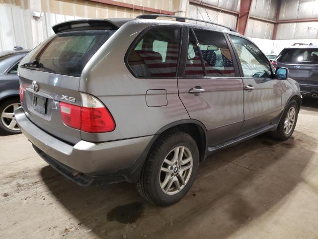 5UXFA13584LU37980 - 2004 BMW X5 3.0I GRAY photo 3