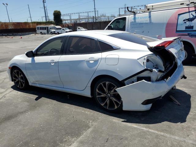 2HGFC2F89MH549712 - 2021 HONDA CIVIC SPORT WHITE photo 2