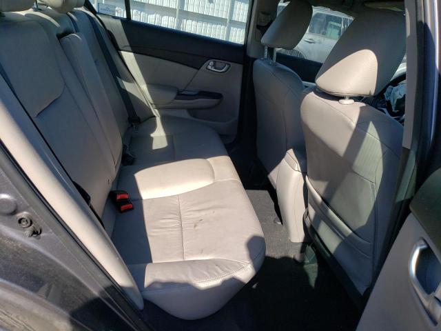 2HGFB2F93EH511356 - 2014 HONDA CIVIC EXL Մոխրագույն լուսանկար 10