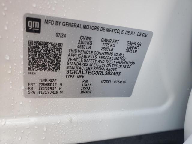 3GKALTEG0RL383493 - 2024 GMC TERRAIN SLE WHITE photo 13