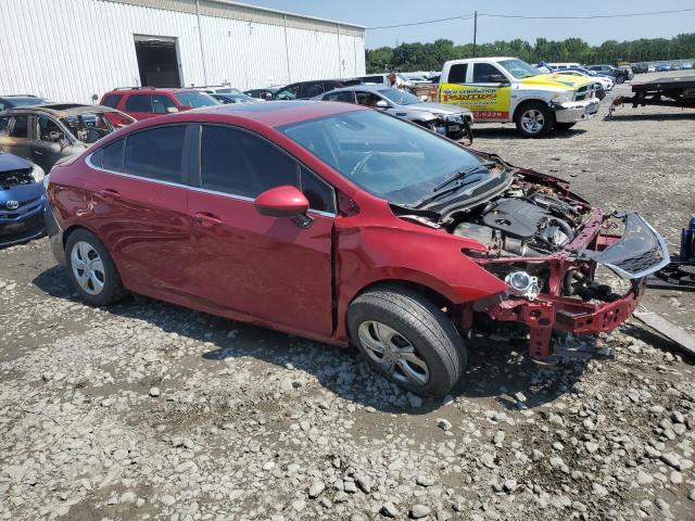 1G1BE5SM4H7204545 - 2017 CHEVROLET CRUZE LT RED photo 4