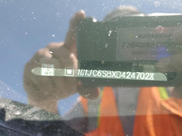 1G1JC6SBXD4247028 - 2013 CHEVROLET SONIC LT 银色 照片 13