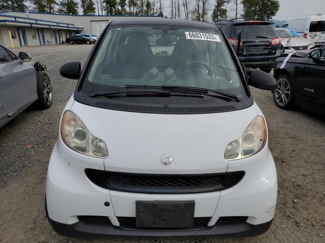 WMEEJ31X38K179510 - 2008 SMART FORTWO PURE WHITE photo 5