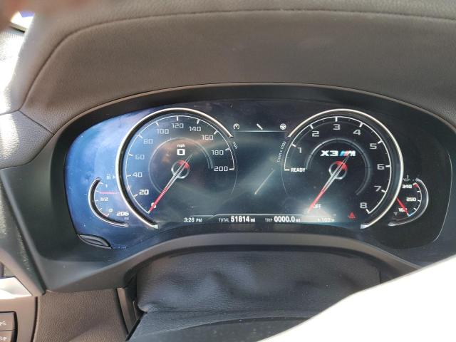 5YMTS0C00L9B27179 - 2020 BMW X3 M COMPETITION BLACK photo 9