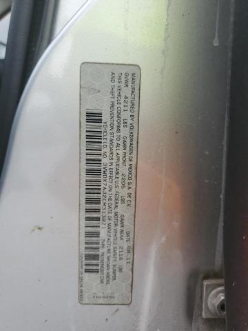 3VWDX7AJ2CM313871 - 2012 VOLKSWAGEN JETTA SE SILVER photo 12