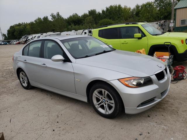 WBAVA37578NL19476 - 2008 BMW 3 SERIES I ვერცხლისფერი ფოტო 4