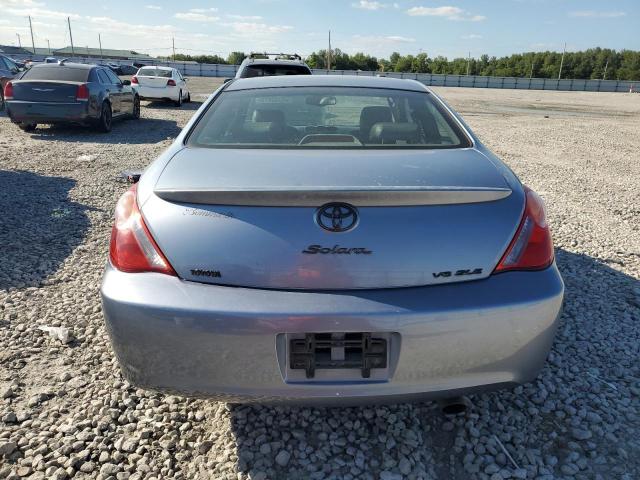 4T1CA30P04U010725 - 2004 TOYOTA CAMRY SOLA SE BLUE photo 6