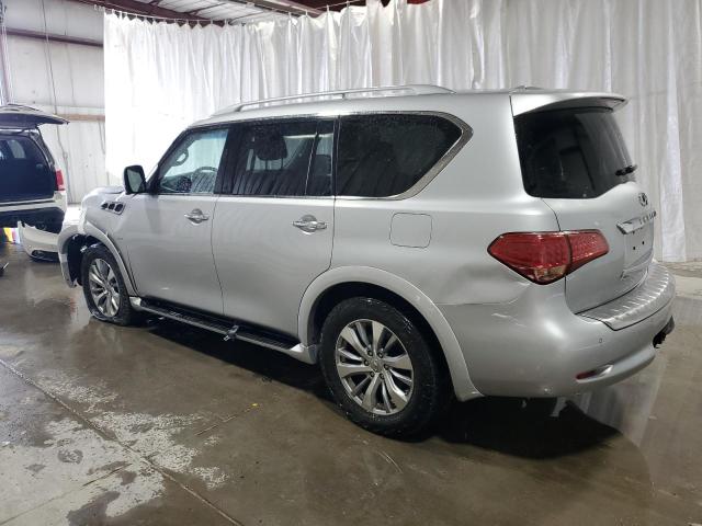 JN8AZ2NE3H9157673 - 2017 INFINITI QX80 BASE SILVER photo 2