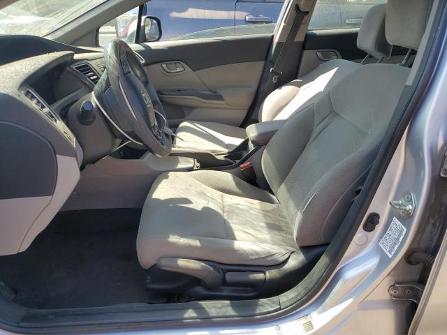 19XFB2F54DE279985 - 2013 HONDA CIVIC LX SILVER photo 7