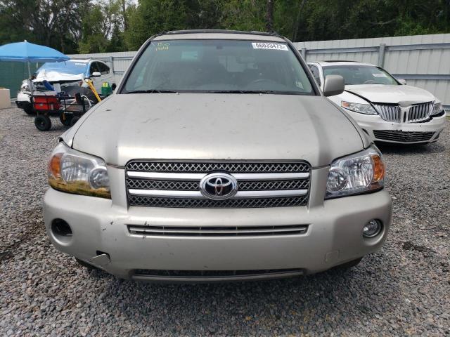 JTEDW21A260004218 - 2006 TOYOTA HIGHLANDER HYBRID SILVER photo 5