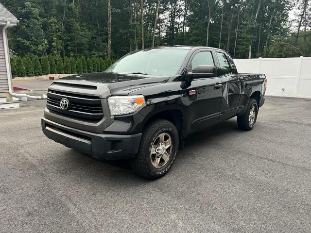 5TFUM5F16FX061730 - 2015 TOYOTA TUNDRA DOUBLE CAB SR/SR5 BLACK photo 2