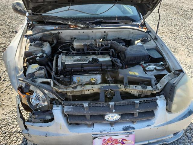 KMHCG35C34U300980 - 2004 HYUNDAI ACCENT GL GRAY photo 11