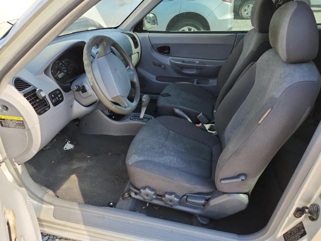 KMHCG35C34U300980 - 2004 HYUNDAI ACCENT GL GRAY photo 7