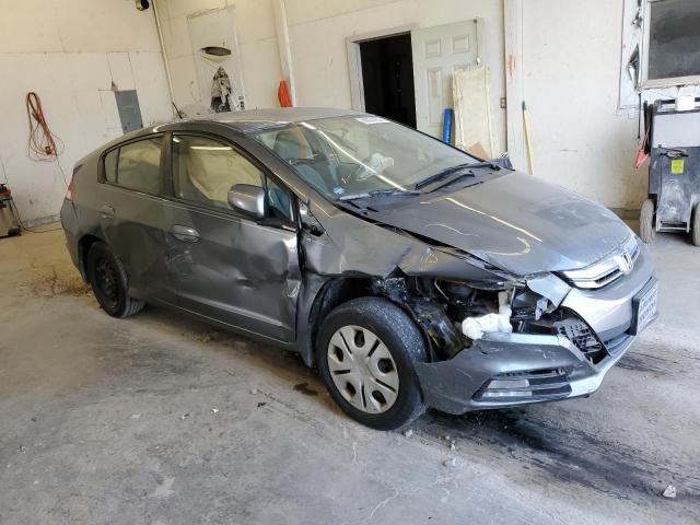 JHMZE2H38DS002171 - 2013 HONDA INSIGHT GRAY photo 4