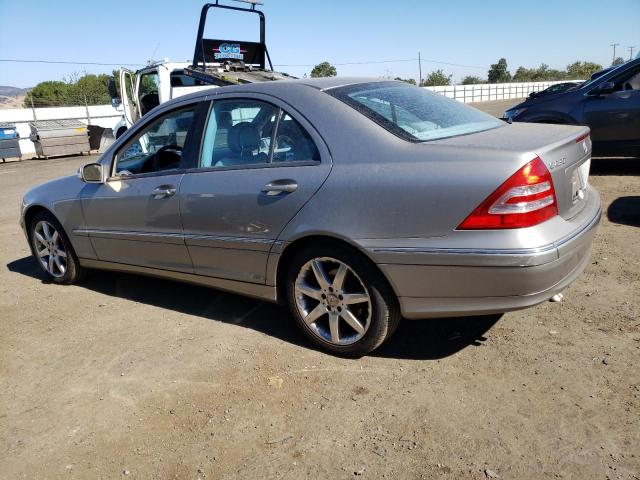 WDBRF40J23A476351 - 2003 MERCEDES-BENZ C 230K SPORT SEDAN SILVER photo 2