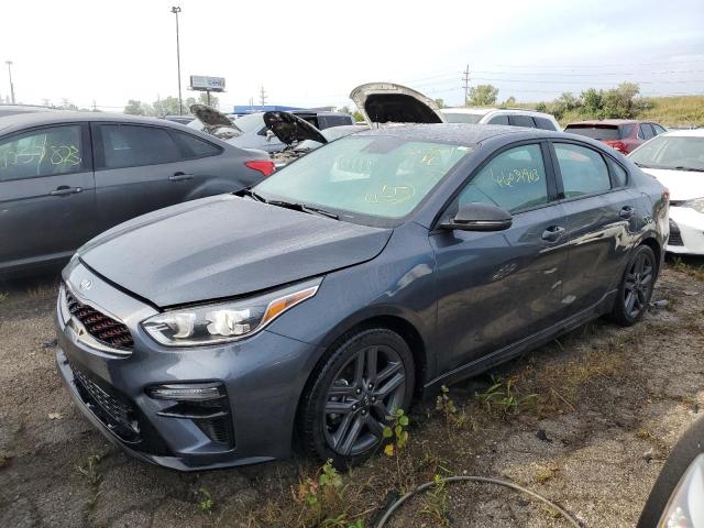 3KPF34AD2ME269074 - 2021 KIA FORTE GT LINE BLUE photo 1