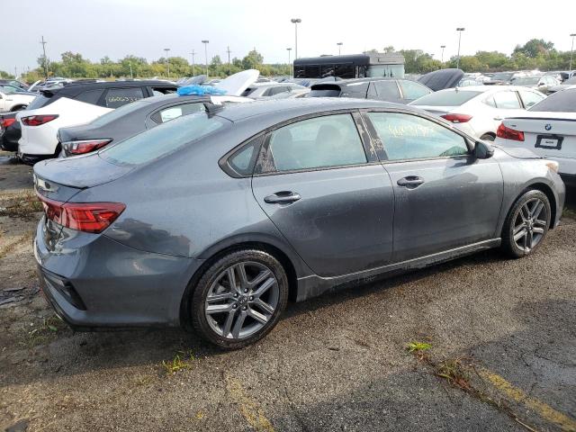 3KPF34AD2ME269074 - 2021 KIA FORTE GT LINE BLUE photo 3