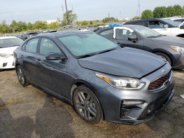 3KPF34AD2ME269074 - 2021 KIA FORTE GT LINE BLUE photo 4