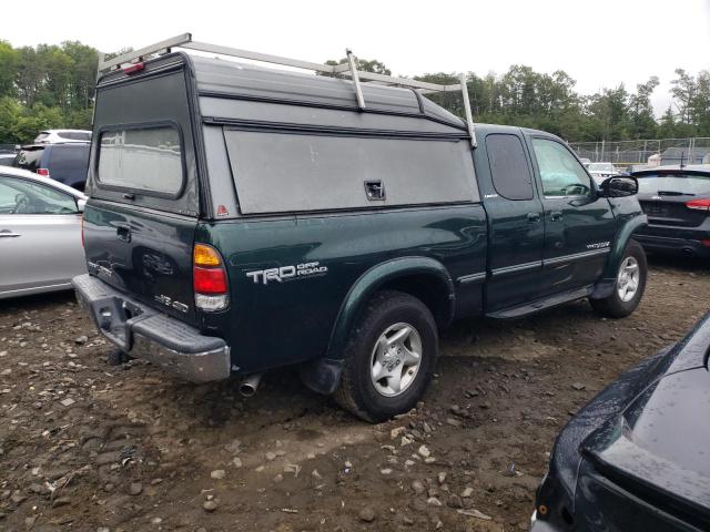 5TBBT48142S272807 - 2002 TOYOTA TUNDRA ACCESS CAB LIMITED GREEN photo 3