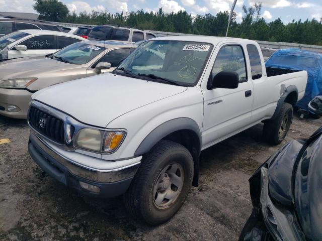 5TESN92NX1Z748442 - 2001 TOYOTA TACOMA XTRACAB PRERUNNER თეთრი ფოტო 1