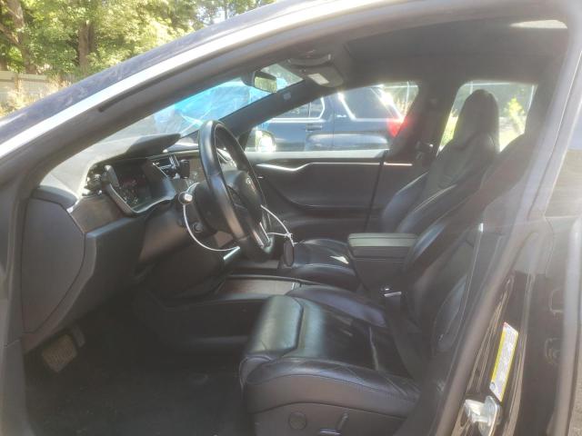 5YJSA1E24HF204383 - 2017 TESLA MODEL S أسود صورة 7