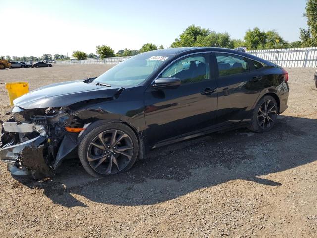 2HGFC2F8XKH035428 - 2019 HONDA CIVIC SPORT შავი ფოტო 1