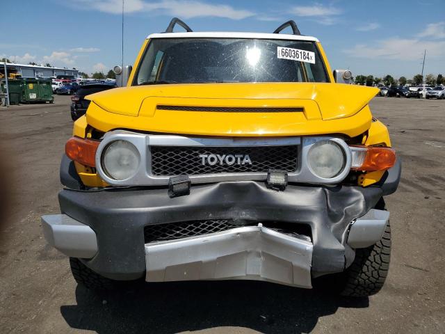 JTEBU11F970044266 - 2007 TOYOTA FJ CRUISER YELLOW photo 5