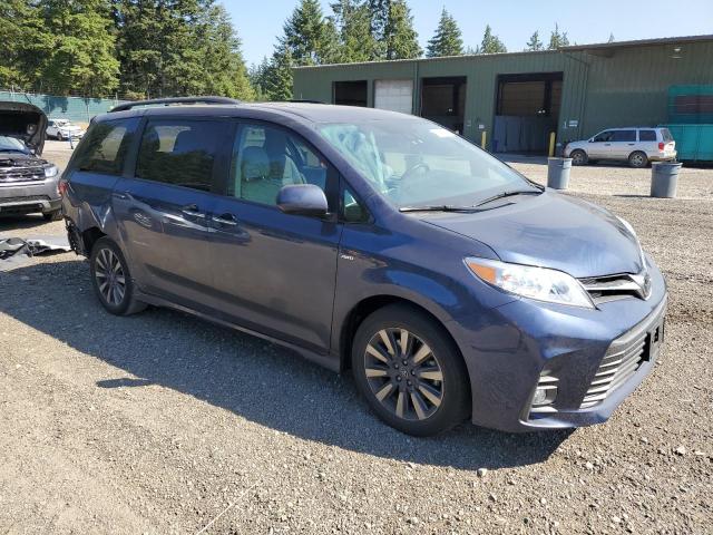 5TDDZ3DC2LS242464 - 2020 TOYOTA SIENNA XLE BLUE photo 4