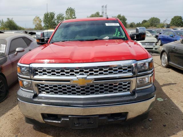 1GCVKPECXFZ381677 - 2015 CHEVROLET SILVERADO K1500 RED photo 5