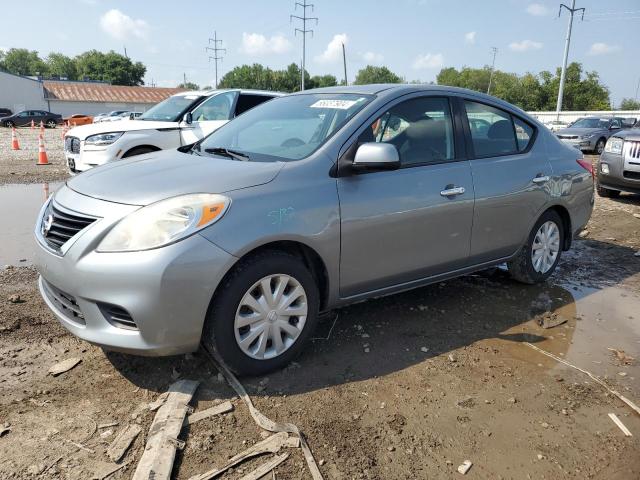 3N1CN7AP7EL839594 - 2014 NISSAN VERSA S SILVER photo 1