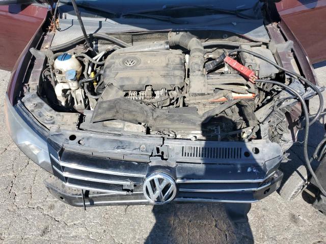 1VWAT7A35EC027114 - 2014 VOLKSWAGEN PASSAT S BURGUNDY photo 11