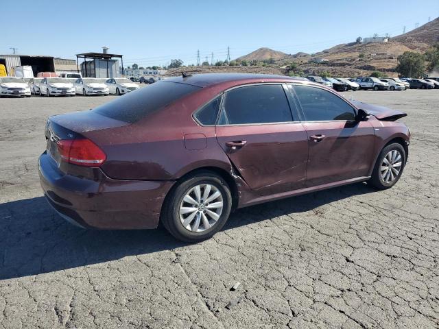 1VWAT7A35EC027114 - 2014 VOLKSWAGEN PASSAT S BURGUNDY photo 3