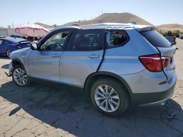 5UXWX9C50E0D16993 - 2014 BMW X3 XDRIVE28I BLUE photo 2