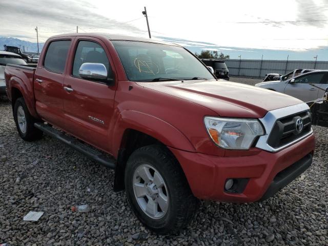 3TMLU4EN8FM201504 - 2015 TOYOTA TACOMA DOUBLE CAB RED photo 1