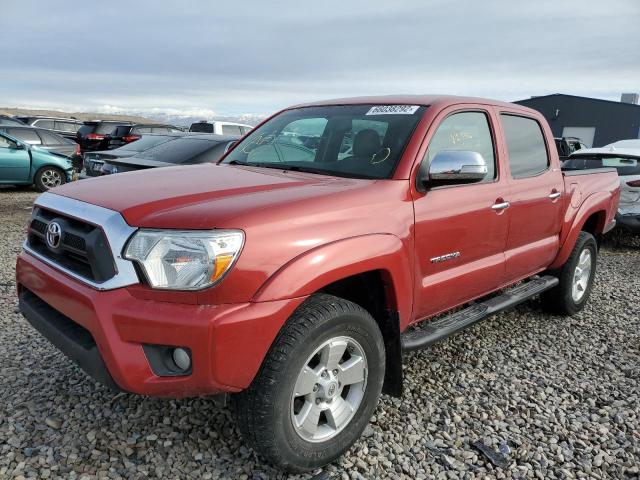 3TMLU4EN8FM201504 - 2015 TOYOTA TACOMA DOUBLE CAB RED photo 2