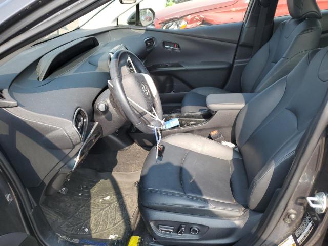 JTDKARFP7H3049219 - 2017 TOYOTA PRIUS PRIM ნაცრისფერი ფოტო 7