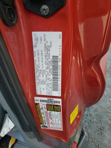 5TFTX4CN3FX061754 - 2015 TOYOTA TACOMA ACCESS CAB წითელი ფოტო 12
