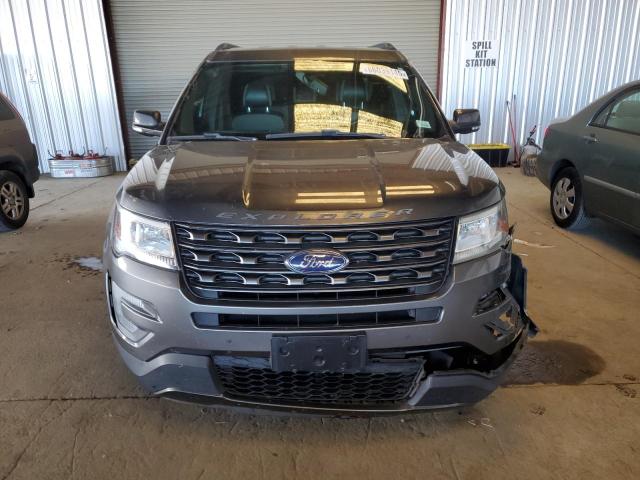 1FM5K7D82HGE38333 - 2017 FORD EXPLORER XLT GRAY photo 5