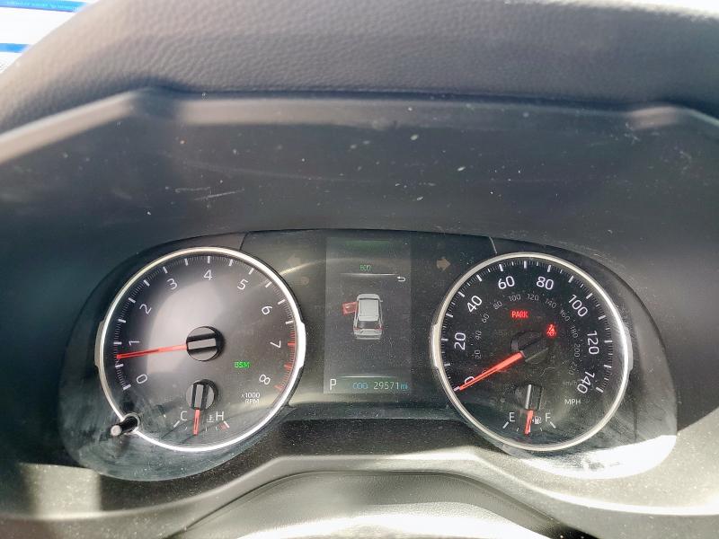 2T3W1RFV5MW139458 - 2021 TOYOTA RAV4 XLE BLUE photo 9