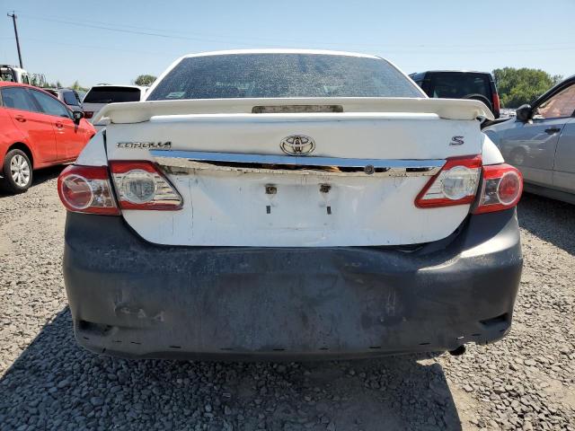 5YFBU4EE1DP211972 - 2013 TOYOTA COROLLA BASE თეთრი ფოტო 6