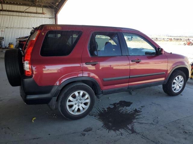 SHSRD78886U445782 - 2006 HONDA CR-V EX BURGUNDY photo 3