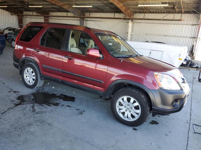 SHSRD78886U445782 - 2006 HONDA CR-V EX BURGUNDY photo 4