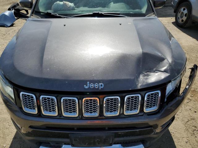3C4NJCCBXJT362231 - 2018 JEEP COMPASS LIMITED Темно-сірий фото 12