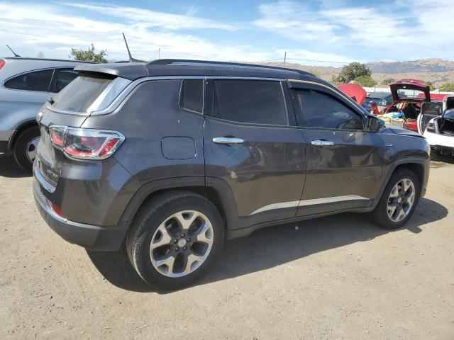 3C4NJCCBXJT362231 - 2018 JEEP COMPASS LIMITED Темно-сірий фото 3