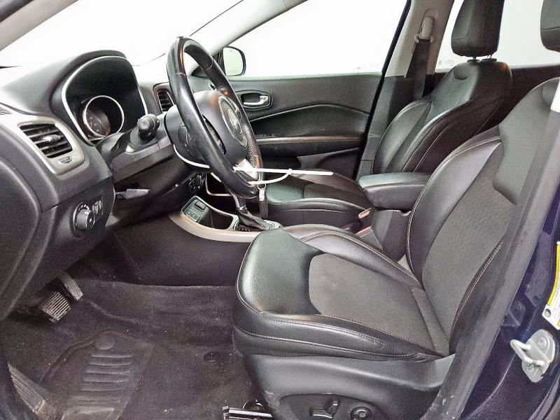 3C4NJCBB0JT193547 - 2018 JEEP COMPASS LATITUDE Niebieski zdjęcie 7