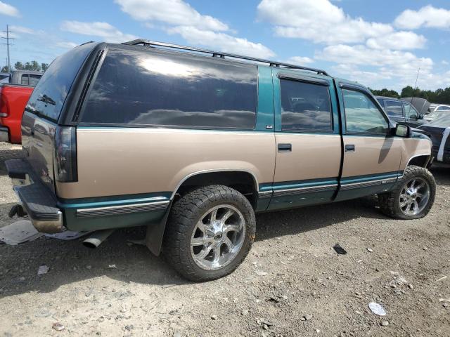 1GKFK16K9SJ720885 - 1995 GMC SUBURBAN K1500 GREEN photo 3