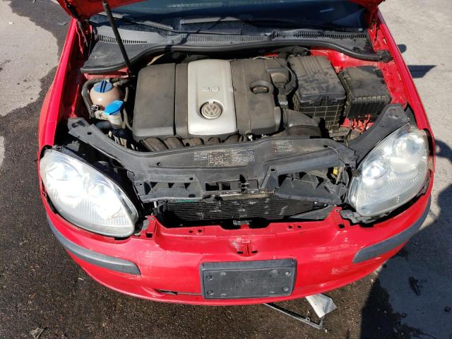 WVWAR71K97W140669 - 2007 VOLKSWAGEN RABBIT RED photo 11