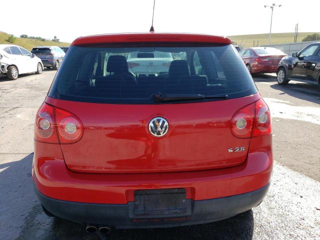 WVWAR71K97W140669 - 2007 VOLKSWAGEN RABBIT RED photo 6