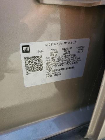 1G1ZE5ST6RF209968 - 2024 CHEVROLET MALIBU PREMIER Kahverengi fotoğraf 12